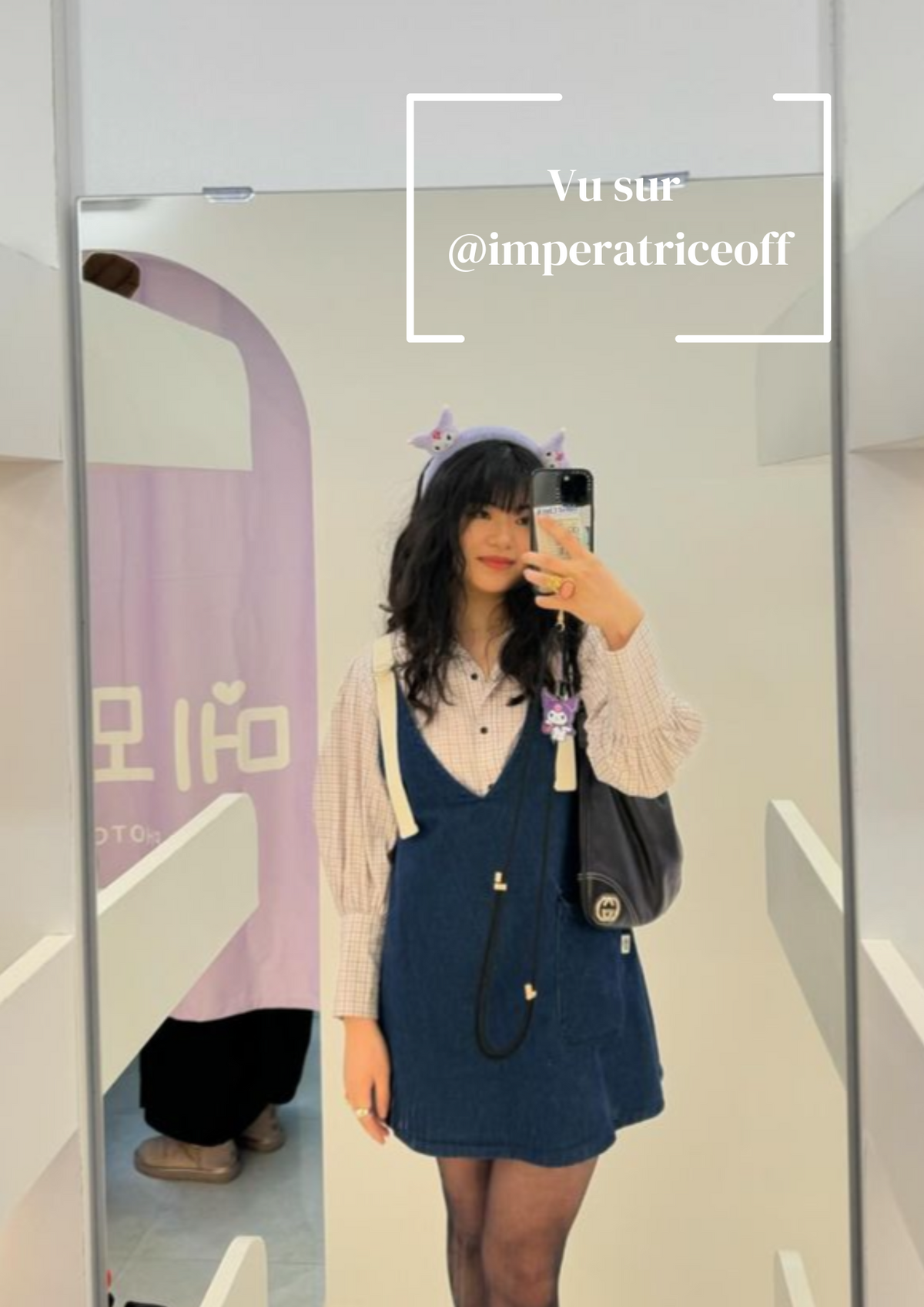 Robe en denim Chloé, look complet avec accessoires, cette robe chasuble sans manches est munie d'un col en V profond