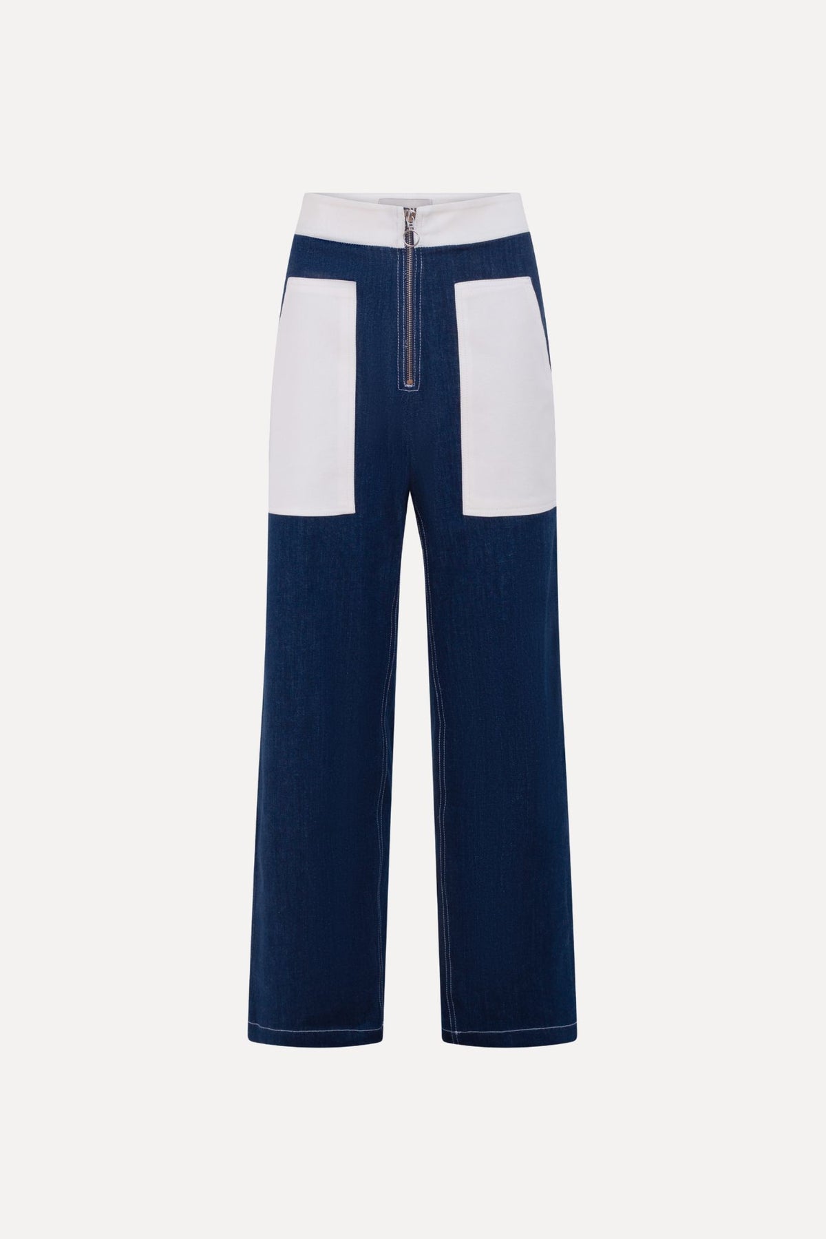 Pantalon Bourgogne, look complet avec accessoires, sa coupe droite légèrement évasée et sa taille haute en font une pièce, esprit workwear