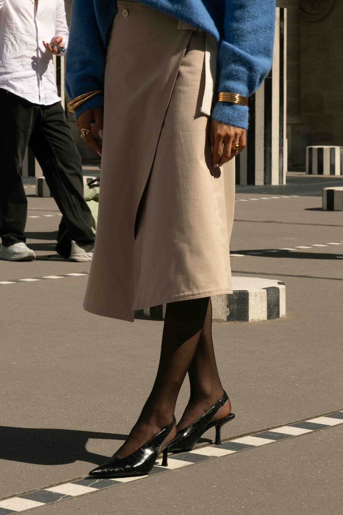 Jupe réversible Gabrielle, porté en mouvement, pour varier les looks au gré des envies, coupe sobre et confortable
