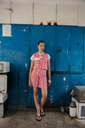 Bermuda à rayures - Suzanne - BOBO PARIS