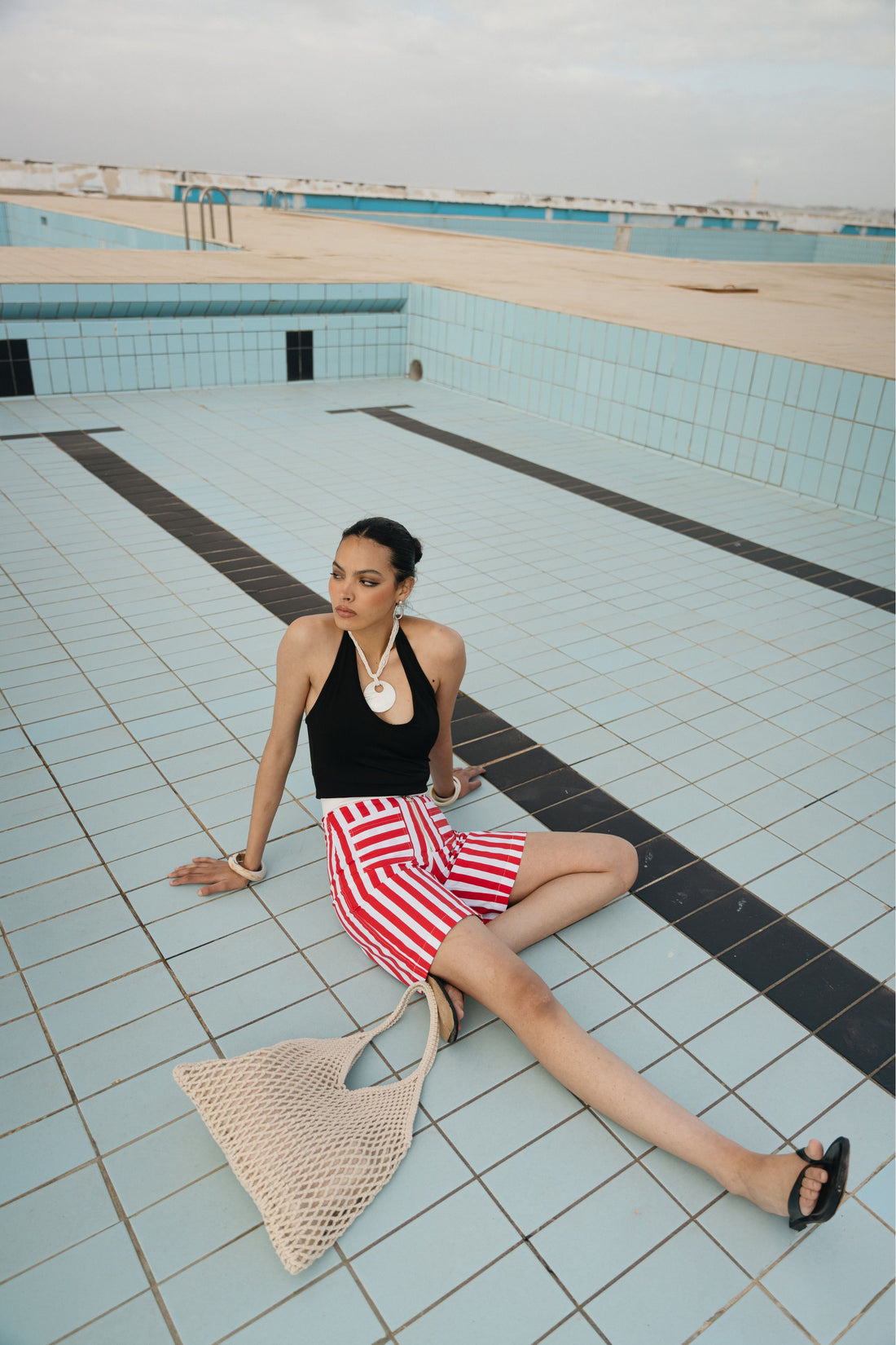Bermuda à rayures - Suzanne - BOBO PARIS