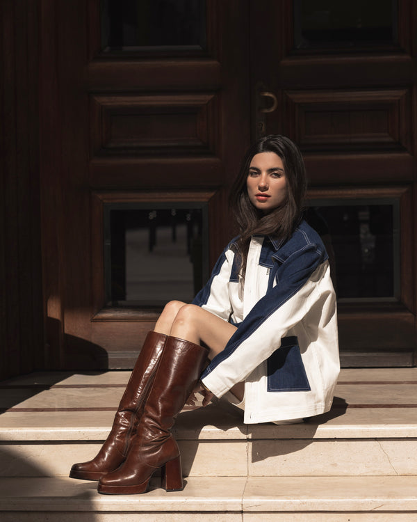 Veste en jean Gauthier - Bleu