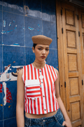 Gilet à rayures - Colette - BOBO PARIS