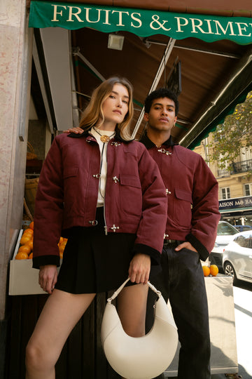 Blouson bordeaux - Adam