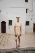 Robe à nouer jaune - Jeanne - BOBO PARIS