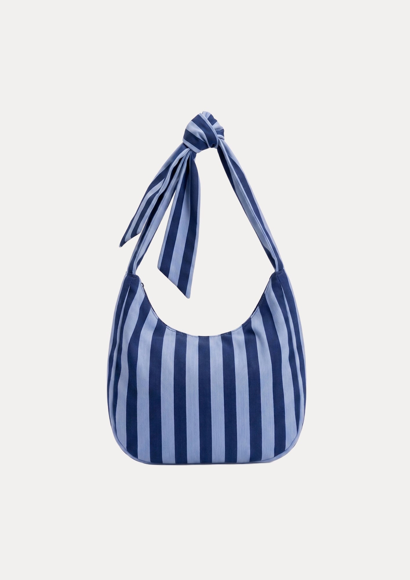 Sac à nouer à rayures bleues - Sasha - BOBO PARIS