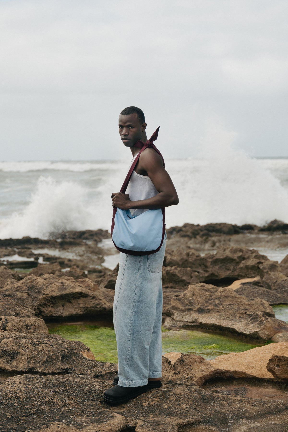 Sac à nouer bicolore - Sasha - BOBO PARIS