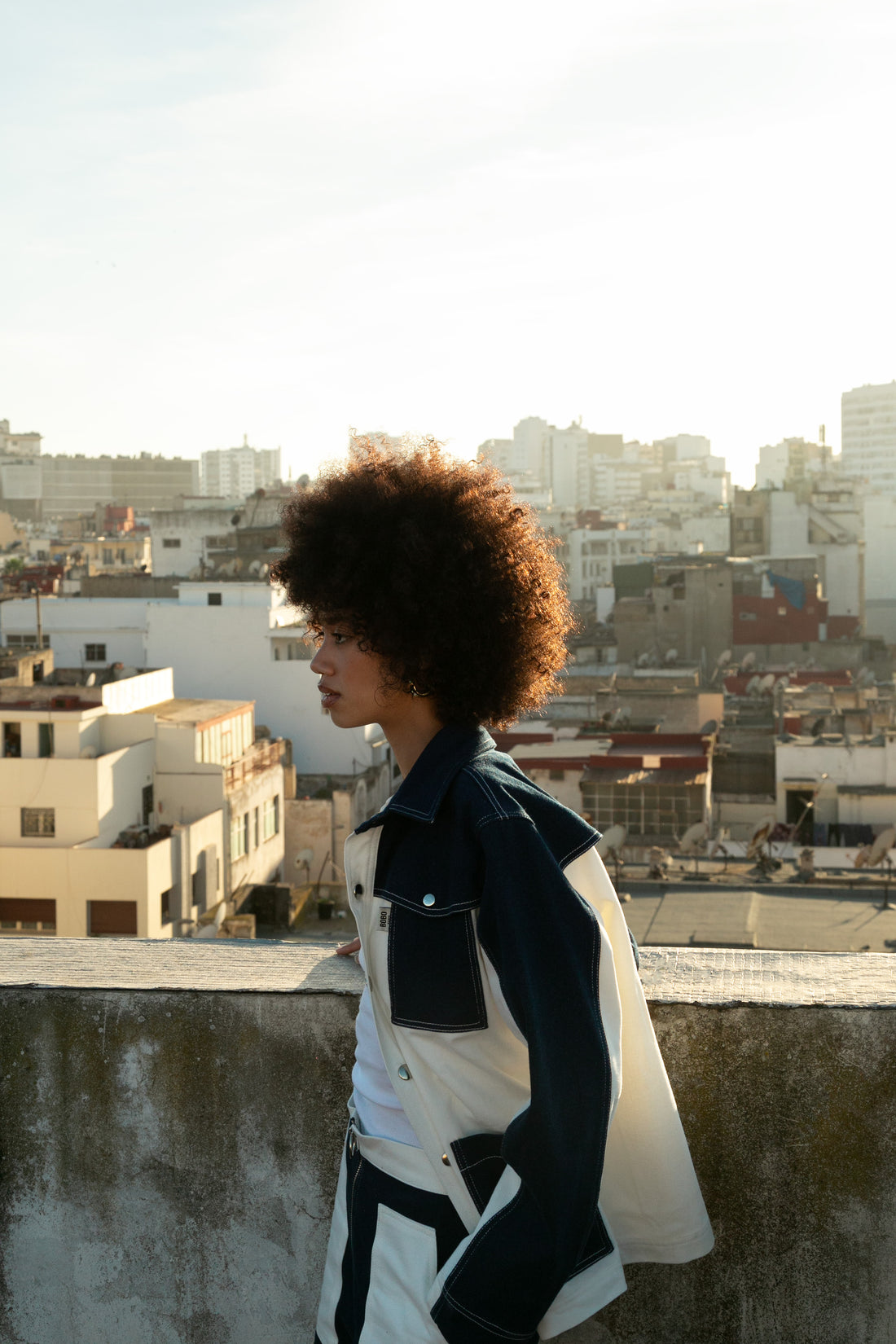 Veste en jean bleu marine - Gauthier - BOBOPARIS