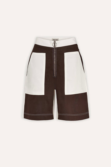 Bermuda en jean marron - Anfa