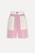 Bermuda en jean lilas - Anfa - BOBO PARIS
