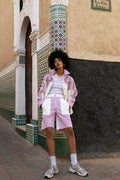 Bermuda en jean Anfa - Lilas - BOBO PARIS