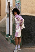 Bermuda en jean Anfa - Lilas - BOBO PARIS