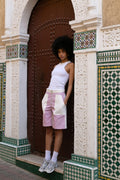 Bermuda en jean Anfa - Lilas - BOBO PARIS