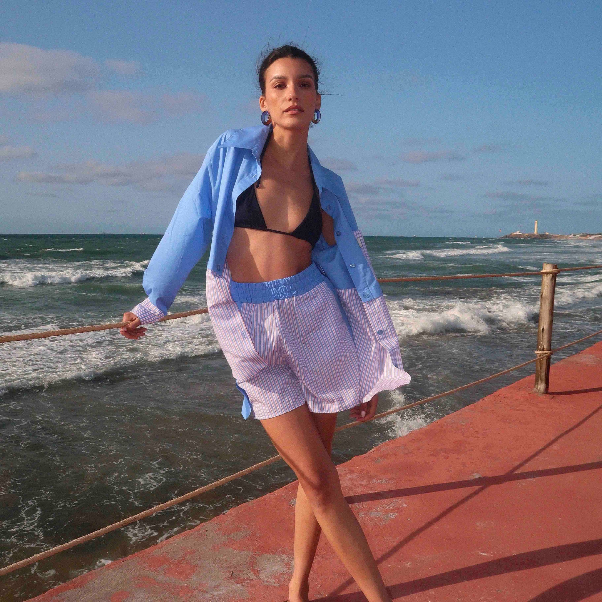 Short bleu - Andréa