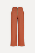 Pantalon taille haute Ivy - Terracotta