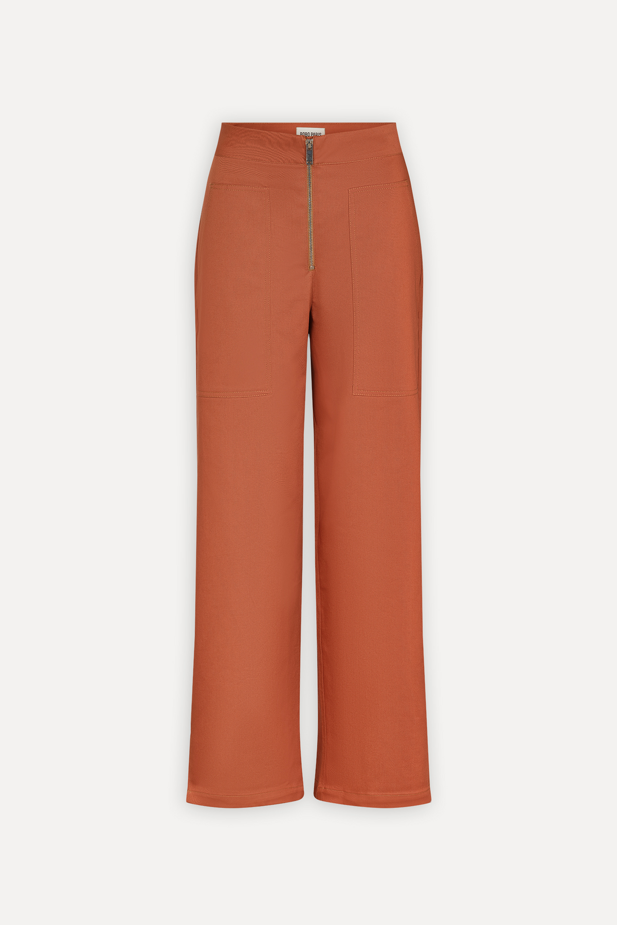 Pantalon taille haute Ivy - Terracotta