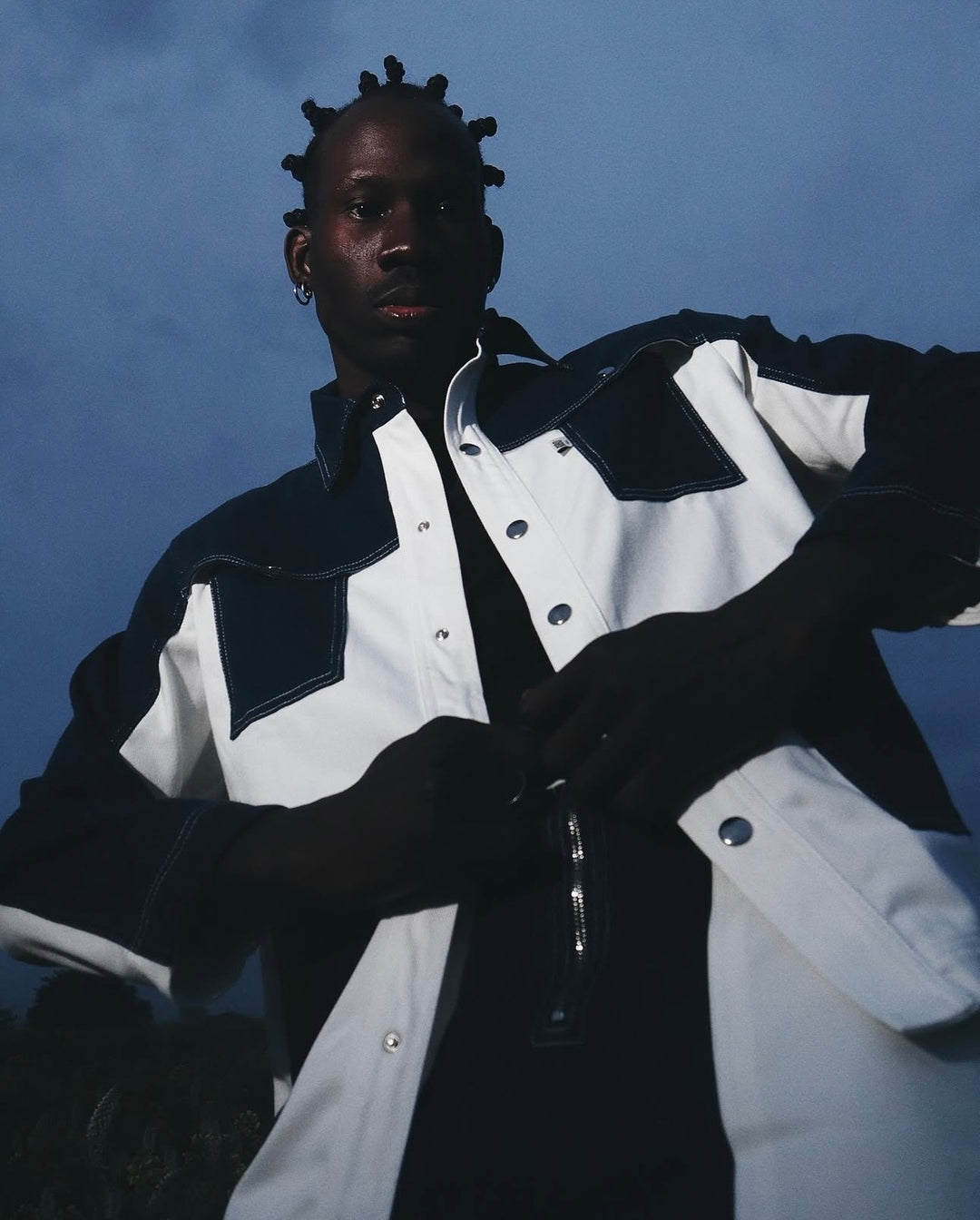 Veste en jean Gauthier - Bleu