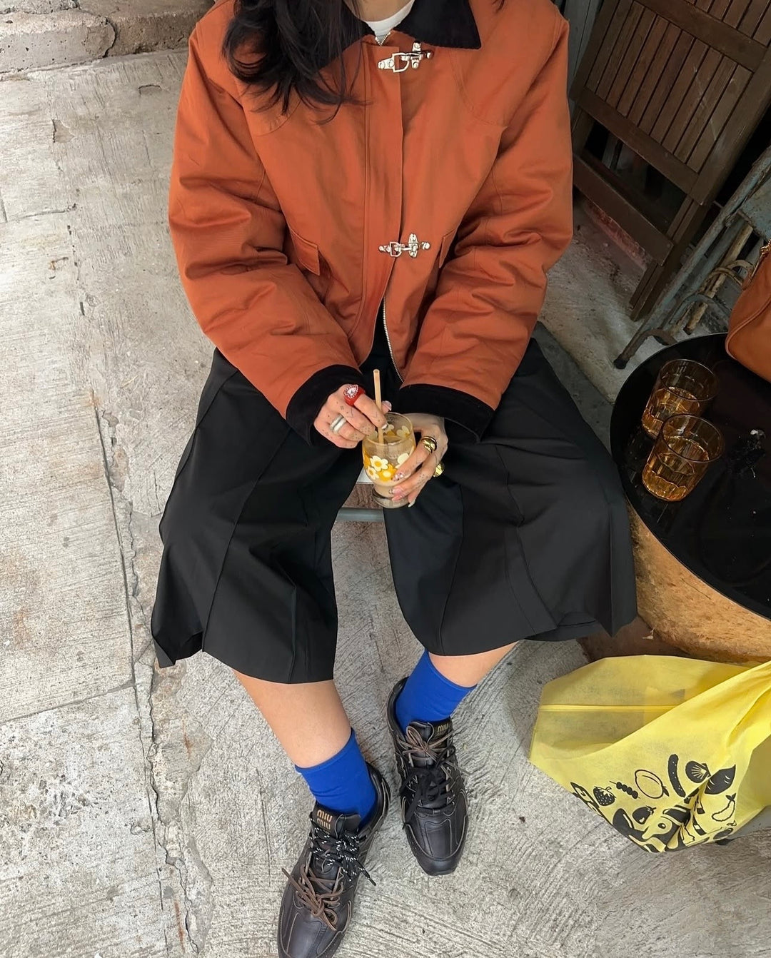 Blouson court Adam - Noir